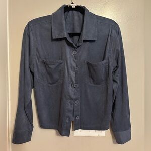 Hippie Rose Slate Blue Top